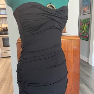 Esther Williams 1950s Style Gathered Pinup One Piece Swimsuit